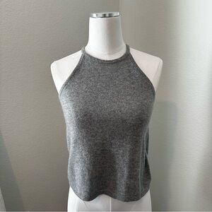 Naked Cashmere 100% Cashmere High Neck Sweater Tank